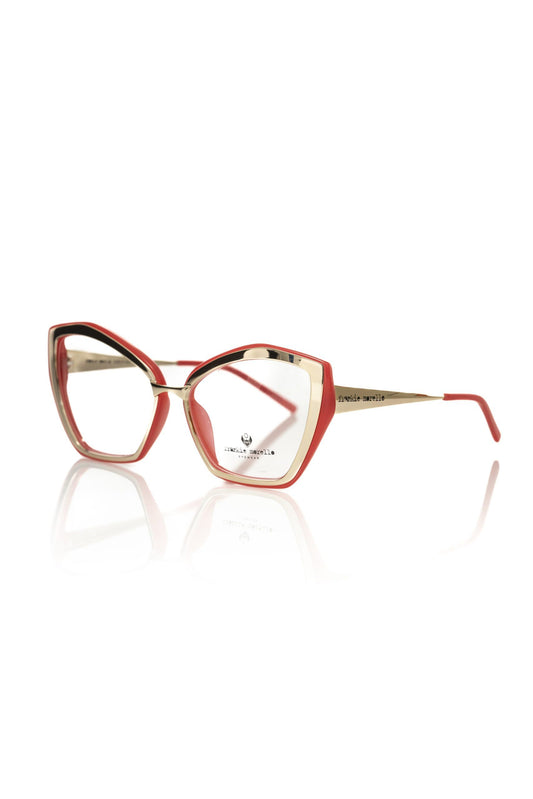 Chic Butterfly Gold and Coral Eyeglasses