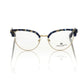 Blue Mother Of Pearl Clubmaster Eyeglasses