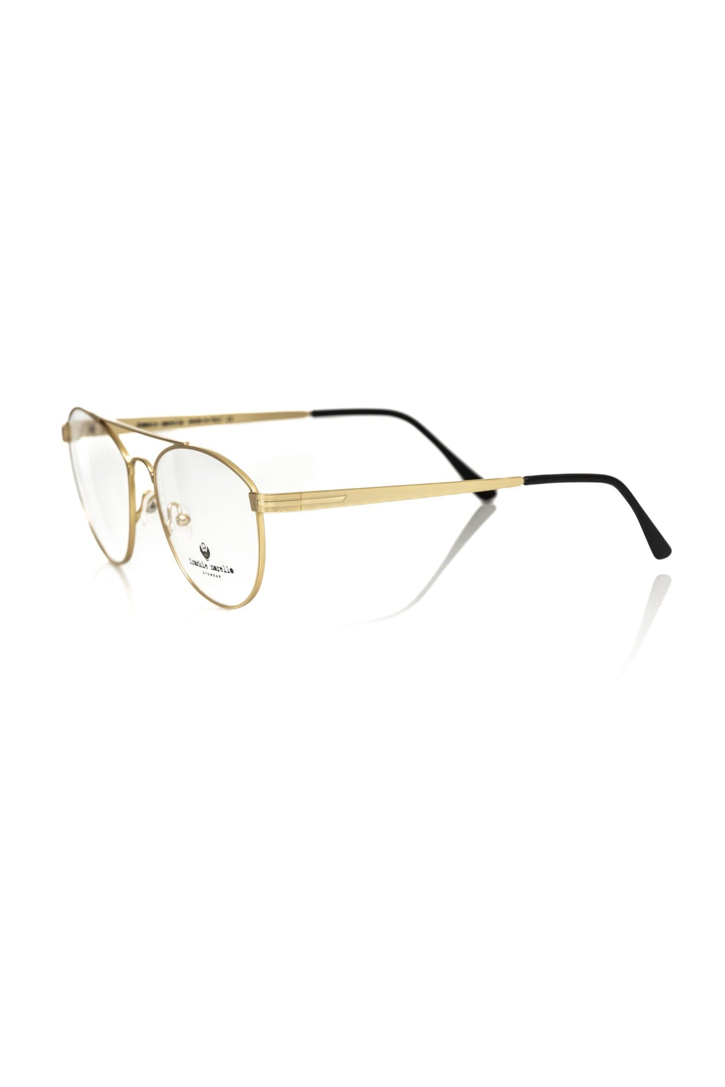 Aviator Style Metallic Frame Eyeglasses