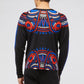 Chic Multicolored Fantasy Sweater