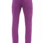 Elegant Violet Italian Designer Jeans
