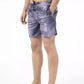 Chic Blue Printed Beach Shorts