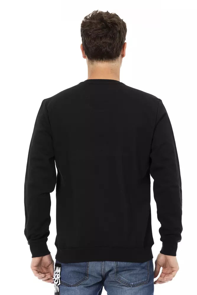 Sleek Cotton Crewneck Sweatshirt with Logo