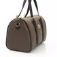 Elegant Calf Leather Crossbody Bag in Rich Brown