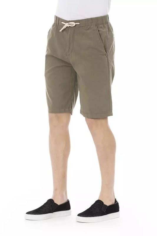 Army Bermuda Shorts with Drawstring