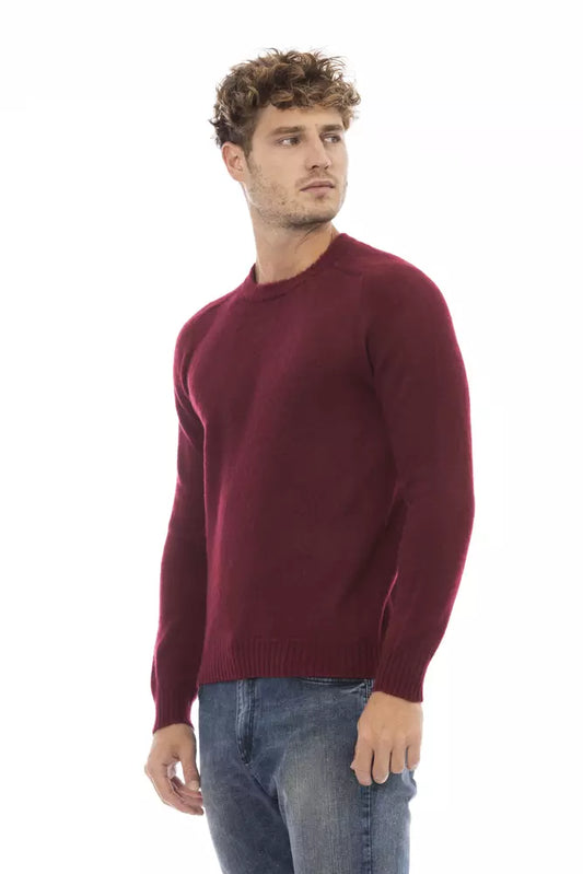 Classic Crewneck Crimson Sweater