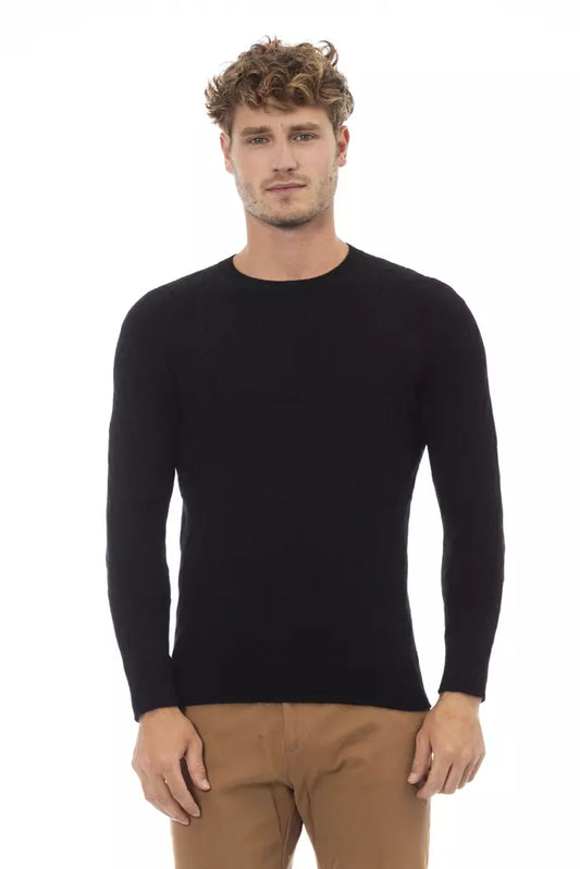 Elegant Crewneck Sweater in Sumptuous Blend