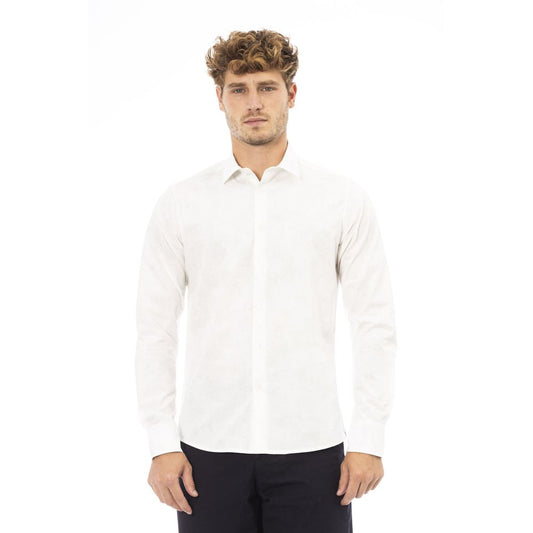 Baldinini Trend Crisp White Italian Shirt