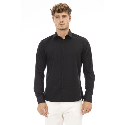 Baldinini Trend Sleek Black Italian Shirt