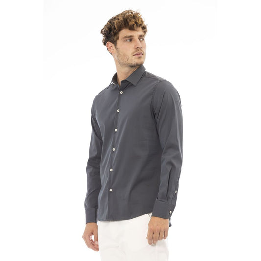 Baldinini Trend Elite Gray Shirt