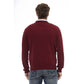 Classic Burgundy Wool V-Neck Sweater