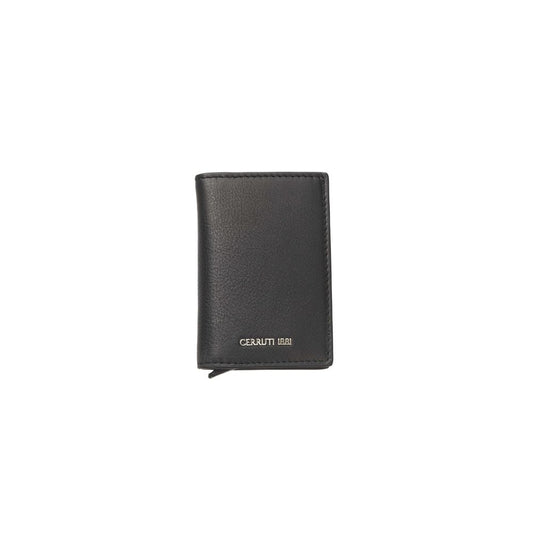 Elegant Black Calf Leather Wallet