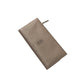 Chic Brown Leather Wallet with Logo
