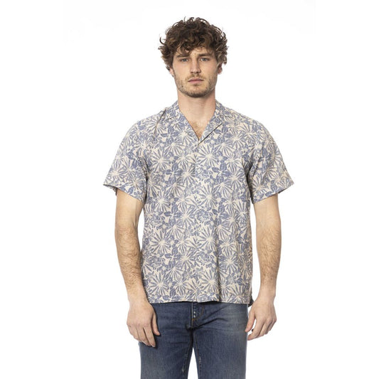 Beige Cotton-Linen Summer Shirt