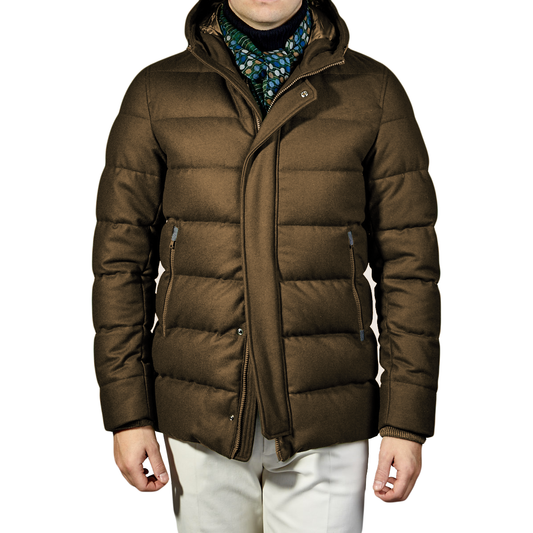 Elegant Water-Repellent Wool Blend Jacket