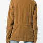 Velvet Cotton Hooded Multipocket Jacket