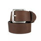 Dapper Dark Brown Calfskin Leather Belt