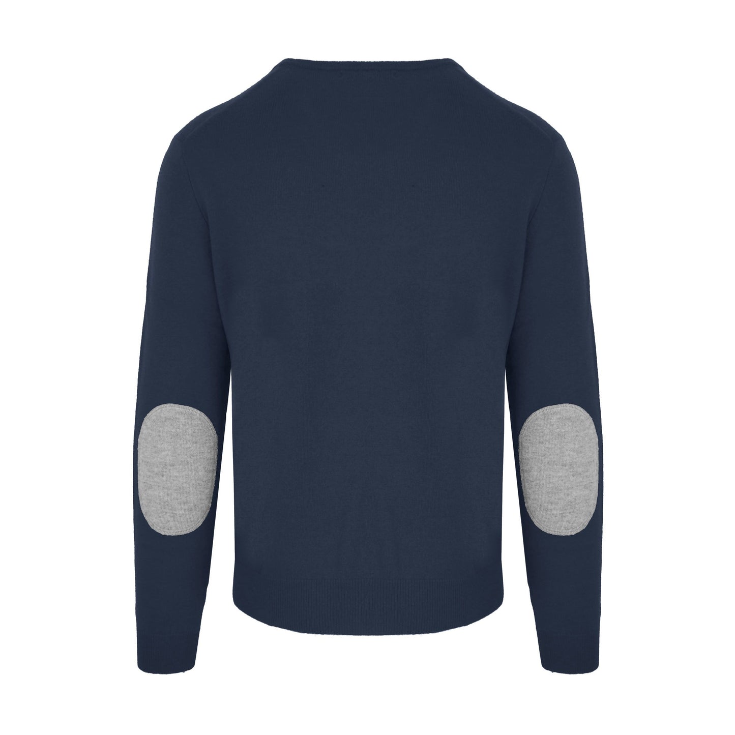 Navy Elegance Wool-Cashmere Blend Sweater