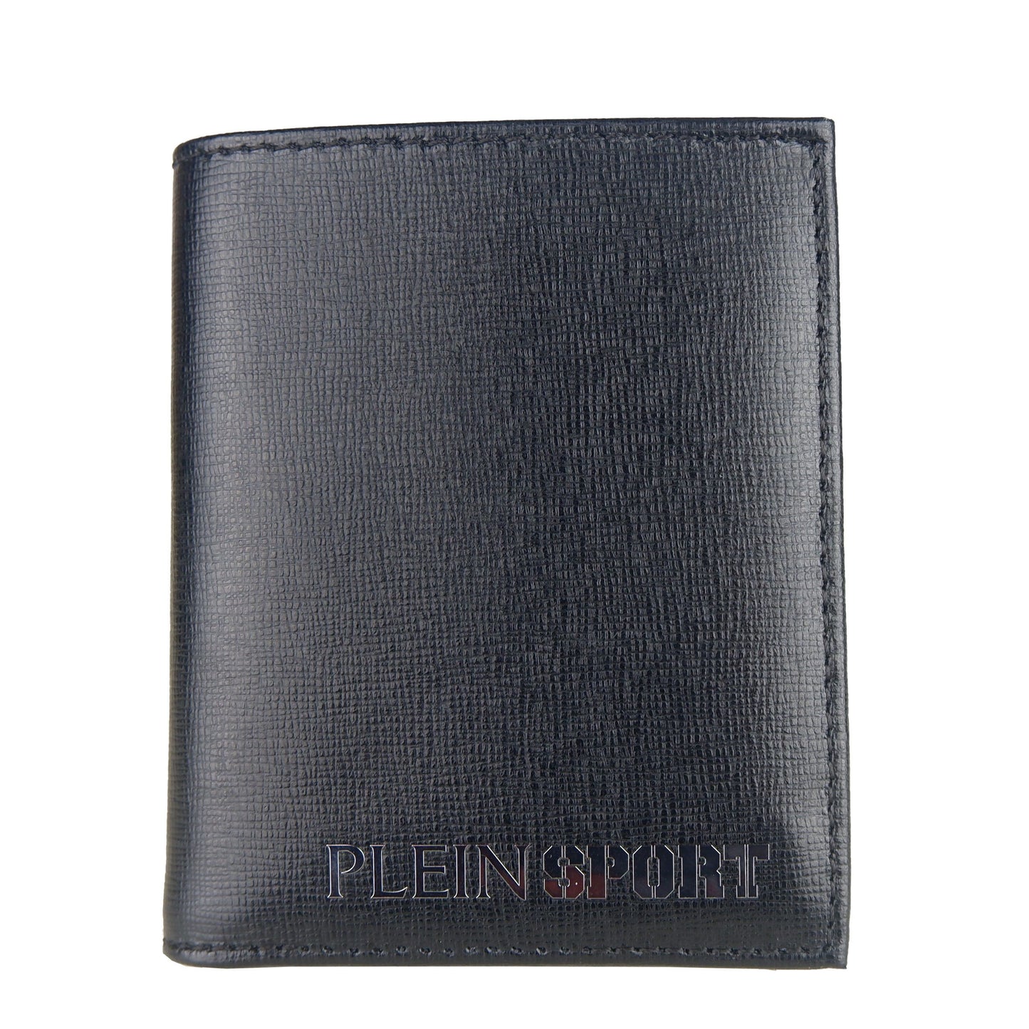Sleek Black Calfskin Leather Wallet