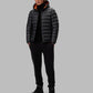 Sleek Black Nylon Jacket with Brand Detailing