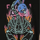 Black Cotton Men T-Shirt