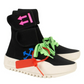 Black Polyamide Women Sneaker