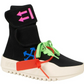 Striking Moto Wrap Sneakers with Iconic Logo Print