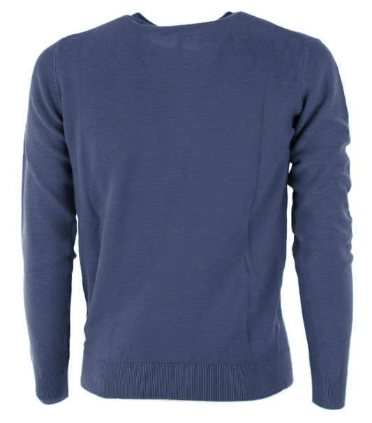 Men's Acid-Etched Cotton Raglan Sweater