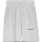 Chic Drawstring Bermuda Shorts in Gray