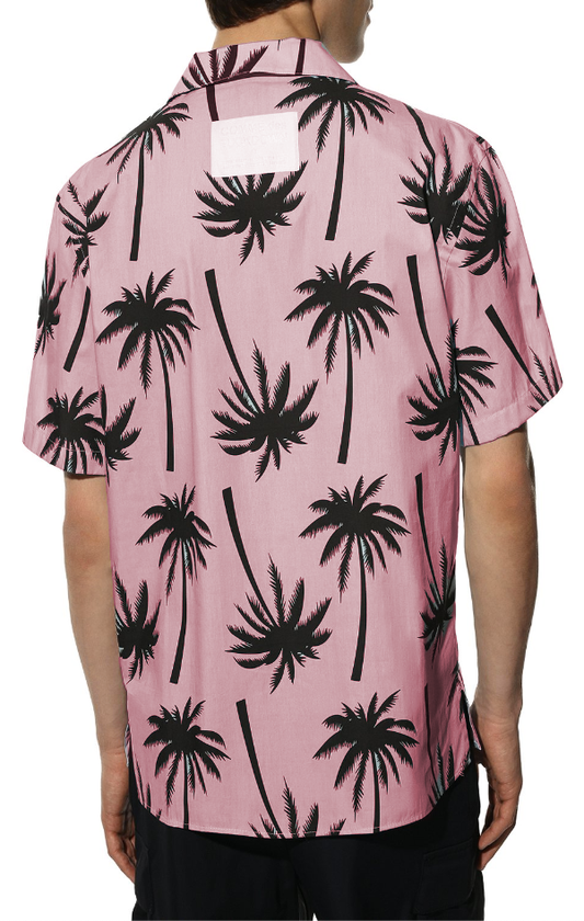 Tropical Elegance Short-Sleeve Shirt
