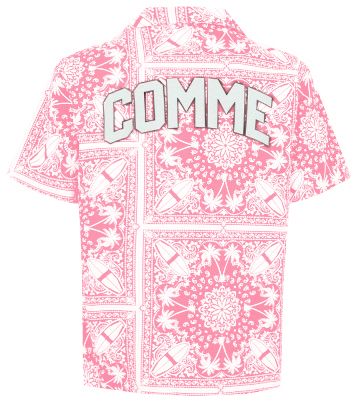 Abstract Pink Hawaiian Short Sleeve Shirt