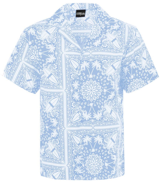 Abstract Elegance Short Sleeve Hawaiian Shirt