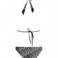 Chic Logo-Printed Designer Trikini