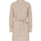Iconic Check Cotton Shirt Dress in Sweet Pink