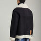 Chic Shearling Collar Zip Jacket