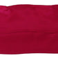 Elegant Red Cotton Pleated Face Mask