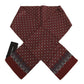 Elegant Maroon Silk Scarf for Men