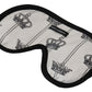 Elegant Silk-Blend Crown Eye Mask