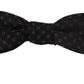 Elegant Silk Black Bow Tie for Men