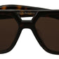 Elegant Brown Patterned Men's Sunglasses
