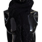Elite Black Wool Blend Men's Scarf