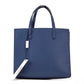 Peanuts grind Small Blue Leather Snoopy Patch Tote Crossbody Bag