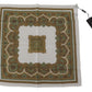 Elegant Multicolor Silk Men's Square Scarf