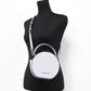 Serena Small Lavender Mist Leather Top Handle Circle Crossbody Bag