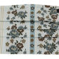 Chic White Floral Pleated Cotton Face Mask