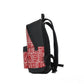 Cooper Large Flame Red Signature PVC Graphic Logo Backpack Bookbag