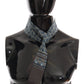 Elegant Italian Silk Scarf in Vibrant Blue