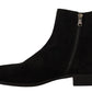 Elegant Suede Leather Chelsea Boots
