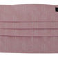 Elegant Pink Pleated Cotton Face Mask