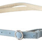 Blue Skinny Leather Fashion Waist Belt